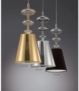 Lumina Deco Deco Lampa wisząca VENEZIANA W1 BLACK LDP 1113 BK) Deco LDP 1113 BK) - Lampy sufitowe - miniaturka - grafika 2