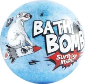 Kosmetyki do kąpieli - LAQ LaQ Kula musująca do kąpieli z niespodzianką - niebieska 120g 103302 - miniaturka - grafika 1