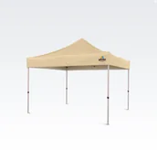 Pawilony ogrodowe - BRIMO Namiot nożycowy 3x3m - bez 3 ścian - Beżowy - miniaturka - grafika 1
