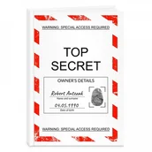 Planery - Murrano Planner kalendarz książkowy z nadrukiem dla niego żołnierza policjanta KZ-PLA-028 - miniaturka - grafika 1