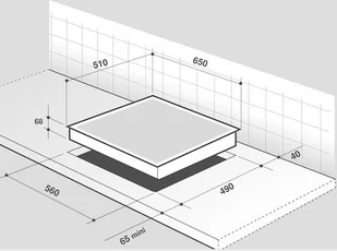 Płyta elektryczna do zabudowy De Dietrich DPI7698GS - Płyty elektryczne do zabudowy - miniaturka - grafika 3