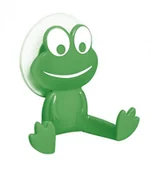 Wieszaki łazienkowe - Wenko Uniwersalny haczyk FROG na przyssawkę wieszak kolor zielony B06XYLLWLW - miniaturka - grafika 1