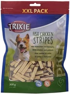 Pozostałe akcesoria dla kotów - Trixie Premio Stripes, kurczęca i czarniaka Premio Stripes, kurczęca i czarniaka 300 G 31803 - miniaturka - grafika 1