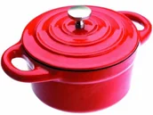 Brytfanny - Ibili 725910r Mini naczynie do pieczenia, okrągły 725910R - miniaturka - grafika 1