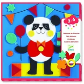 Prace ręczne dla dzieci - Wyklejanki filcowe Słodkie Stworzenia Djeco - miniaturka - grafika 1