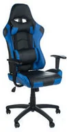 Fotele i krzesła biurowe - Corpocomfort Fotel gamingowy RACER CorpoComfort BX-3700 Niebies BX-3700/BLUE - miniaturka - grafika 1
