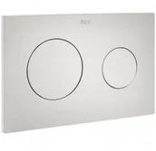 Przyciski spłukujące - Roca A89018920P PL10 przycisk podwójny perłowy mat - miniaturka - grafika 1