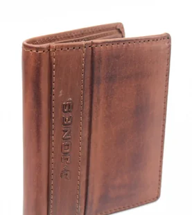 Wild Portfel Męski Skórzany JENNIFER JONES 5706 Skóra Licowa Mały Pionowy Bez Zapięcia - Portfele - miniaturka - grafika 2