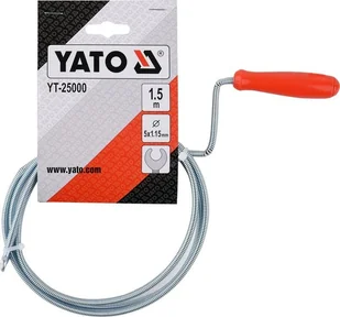 Yato SPIRALA DO CZYSZCZENIA KANALIZACJI 1,5MX5MM YT-25000 - Inne artykuły czyszczące - miniaturka - grafika 3