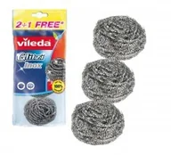 Ściereczki, gąbki, czyściki - Vileda Zmywak stalowy Glitzi Spiral INOX 3 sztuki 001970_VILEDA - miniaturka - grafika 1