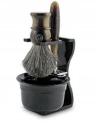 Zestawy kosmetyków męskich - Zestaw do golenia z maszynką i pędzlem Frank S. - miniaturka - grafika 1