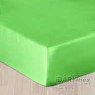 Prześcieradła - Darymex Prześcieradło z satyny bawełnianej zieleń 160x200 dx-160-prs-023 - miniaturka - grafika 1