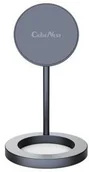 Stacje dokujące do telefonów - CubeNest Bezprzewodowa ładowarka Magnetic Wireless S111 Szara - miniaturka - grafika 1