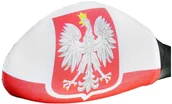 Gadżety dla kibiców - GO Flagi Polski z godłem na lusterko - 2 szt. TP7356 - miniaturka - grafika 1
