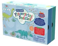 Zabawki kreatywne - Barney & Buddy Pieczątki i tusze do malowania palcami dinozaur BAB090 - miniaturka - grafika 1