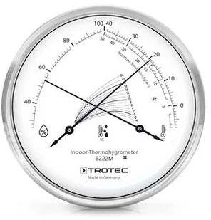 TROTEC Designerski termohigrometr BZ22M - Inne urządzenia pomiarowe - miniaturka - grafika 2