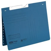 Teczki i skoroszyty - Elba 100560099 skoroszyt wahadłowy karton 50 komercyjne zszywanie i dziurkowanie z kartonu Manila 320 g/m, niebieski 100560099 - miniaturka - grafika 1