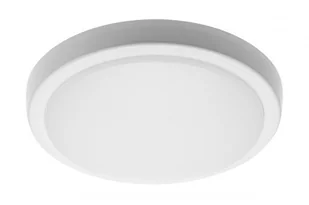 GTV Plafon LED okrągły 28cm 12W b.neutralna 4000K (1200lm) MOON biały klosz mleczny IP54 - Lampy ogrodowe - miniaturka - grafika 2