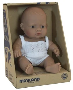 Miniland 31127  Baby (południowoamerykańskich chłopiec) 21 cm - Zabawki kreatywne - miniaturka - grafika 2