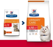 Sucha karma dla kotów - Hills c/d Multicare Stress Urinary Care z kurczakiem 12 kg - miniaturka - grafika 1