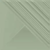 Płytki ceramiczne - Paradyż FEELINGS GREEN ŚCIANA STRUKTURA POŁYSK 19,8X19,8 G1 FEELINGS GREEN ŚCIANA STRUKTURA POŁYSK 19,8X19,8 G1 - miniaturka - grafika 1