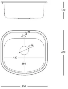QUADRON RAY 110 miedziany (HB7701PVDBSC1) HB7701PVDBSC1 - Zlewozmywaki - miniaturka - grafika 8