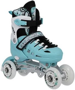 Nils EXTREME NH10905 4w1 MIĘTOWE ROZM. M(35-38) ŁYŻWOROLKI Z WYM. PŁOZĄ HOKEJOWĄ EXTREME 16-25-027 - Rolki - miniaturka - grafika 26