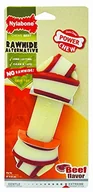 Przysmaki dla psów - Nylabone Prowadząc Bone lakierowane węzeł z kości wołowiny pies rozgryzać do ekstremalnych smugowy, duża NRKG104P - miniaturka - grafika 1