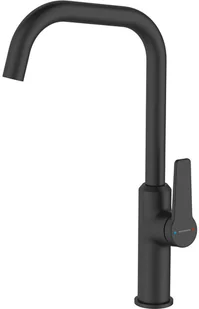 Kuchinox Bateria zlewozmywakowa Alanis wylewka F czarna BQI_765D - Baterie kuchenne - miniaturka - grafika 2