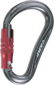 Sprzęt wspinaczkowy - Camp Atom 3Lock Karabinek, gun metal 2021 Karabinki zakręcane 2923 - miniaturka - grafika 1