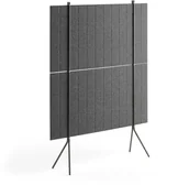 Artykuły do ekspozycji w sklepie - AJ Podłogowa ścianka działowa SPLIT 1200x1500 mm ciemnoszary 124012 - miniaturka - grafika 1