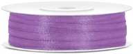 Pasmanteria - PartyDeco Tasiemka satynowa, lawendowa, 3 mm / 50 m TS3-002 - miniaturka - grafika 1