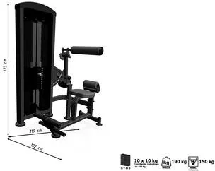 Marbo Sport Maszyna 2-w-1 na grzbiet i brzuch ze stosem MP-U220 - Atlasy do ćwiczeń Marbo Sport Maszyna 2-w-1 na grzbiet i brzuch ze stosem MP-U220 - Atlasy do ćwiczeń - miniaturka - grafika 3