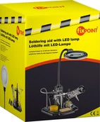 Akcesoria do lutowania - fixPOINT Zestaw do lutowania uchwyty + lampa LED fixPOINT - miniaturka - grafika 1