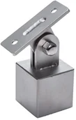 Balustrady i akcesoria - Kornik Wspornik nastawny tralki  nierdzewny 22 x 22 mm 2 szt. - miniaturka - grafika 1