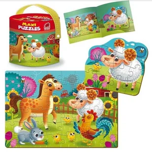Roter Kafer Maxi puzzle 2w1 Farma - Puzzle - miniaturka - grafika 2