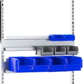 Akcesoria do pakowania - AJ Szyna na pojemniki podwójna 900mm 274122 - miniaturka - grafika 1