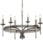 Lampy sufitowe - Elstead Lighting CROWN CROWN6 żyrandol 6x60W/E14 ELSCROWN6 - miniaturka - grafika 1