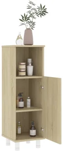 vidaXL 3-częściowy zestaw mebli łazienkowych, dąb sonoma, płyta vidaXL - Meble łazienkowe - miniaturka - grafika 7
