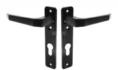 Zawiasy, okucia i inne akcesoria - Dom polska Klamka K-90 (165) wąska 72 czarna - miniaturka - grafika 1