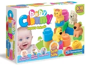 Klocki - Clementoni Szczęśliwe Zwierzaki Baby Clemmy 14 elementów - miniaturka - grafika 1