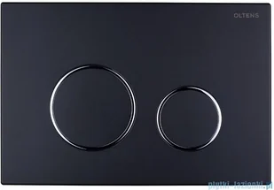 Oltens Lule przycisk spłukujący do WC chrom czarny mat 57102300 - Spłuczki Oltens Lule przycisk spłukujący do WC chrom czarny mat 57102300 - Spłuczki - miniaturka - grafika 1