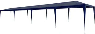 vidaXL Namiot imprezowy, 3 x 12 m, PE, niebieski - Pawilony ogrodowe - miniaturka - grafika 7