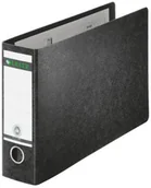 Segregatory - Leitz 10740000 wysokiej jakości folderów (na specjalne wszystkie formaty A4 poprzecznego, 8 cm, szerokość grzbietu, twarda tektura RC) Czarny FBA_10740000 - miniaturka - grafika 1
