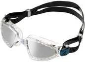 Pływanie - Aqua Sphere Okulary do pływania KAYENNE PRO Silver Titanium Mirrored - miniaturka - grafika 1