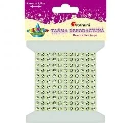 Titanum Taśma z kryształkami średnica kryształka 4 mm długość 1,5m JASNOZIELONA CRAFT-FUN 363500 6959 - Zabawki kreatywne - miniaturka - grafika 3