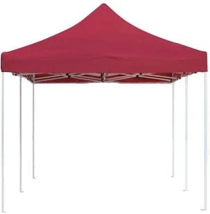 vidaXL Profesjonalny, składany namiot imprezowy, 6 x 3 m, czerwony - Pawilony ogrodowe - miniaturka - grafika 13