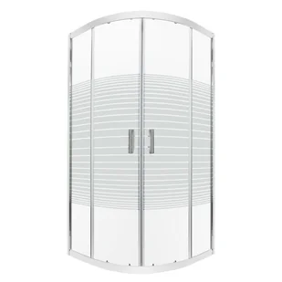 Novoterm Kabina prysznicowa kwadratowa 80x80 Madera Kerra - Kabiny prysznicowe - miniaturka - grafika 4