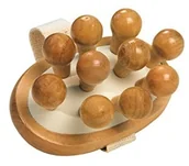 Szczotki do masażu - Croll & Denecke crollius & denecke 60098 Cellulite szczotka ręcznie z wypustkami drewniane 60098 - miniaturka - grafika 1