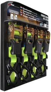 PAT Europe ProPlus 4 pasy mocujące z grzechotką + 2 haki, 5 m, 320205 - Łańcuchy i liny stalowe - miniaturka - grafika 3